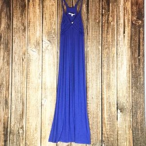 NWT Max Studio blue maxi dress